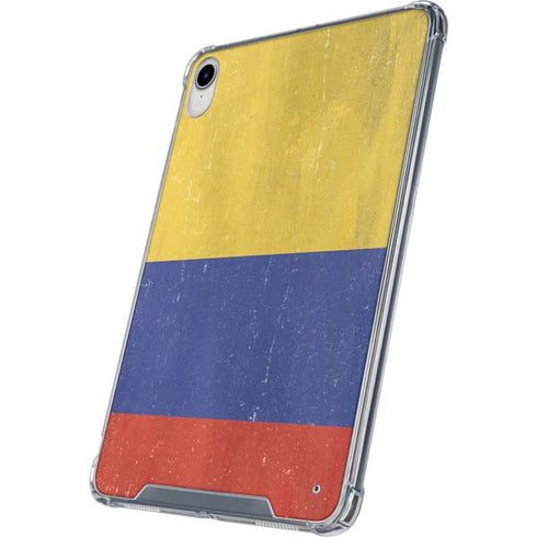 Colombia Flag Distressed iPad 11th Gen (2025) Clear Case